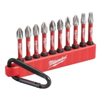 SHOCKWAVE™ Schlagfestes Carbiner Bit-Set 10tlg.